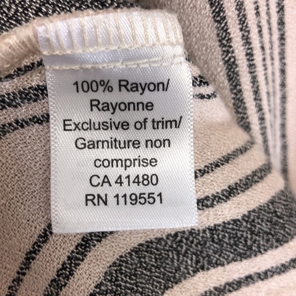 Gentle Fawn Celine Dress Taupe Stripe‎ Medium - Picture 6 of 9